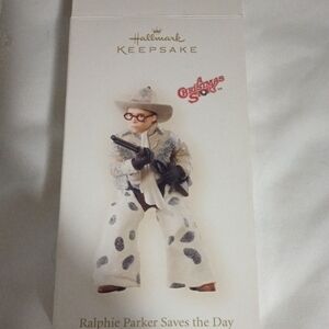 Hallmark Keepsake Cowboy Ornament with Black and White